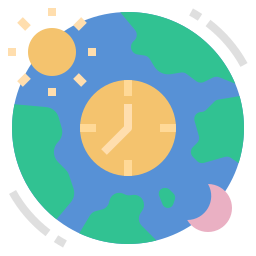 Time zone icon