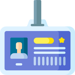 Identity card icon