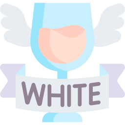 vino blanco icono