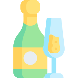 Игристое вино иконка