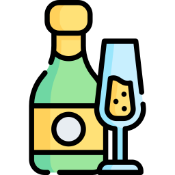 wino musujące ikona