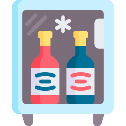 sistema per il raffreddamento del vino icona