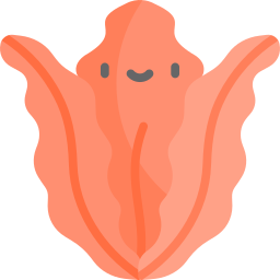 alga roja icono