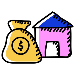 Mortgage loan icon