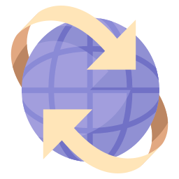 globale verbindung icon