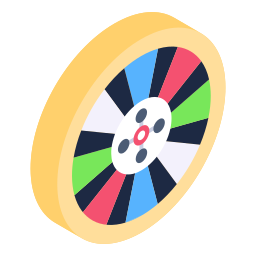 ruota della roulette icona