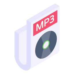 Mp3 music file icon