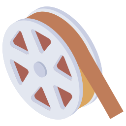 carrete de película icono