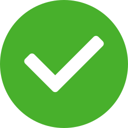 botón de verificación icono
