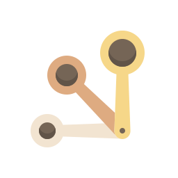 Measuring spoons icon