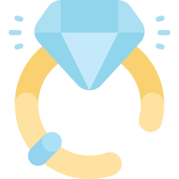 diamanten ring icoon