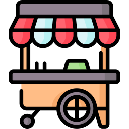 Food cart icon