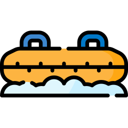 Inflatable sled icon