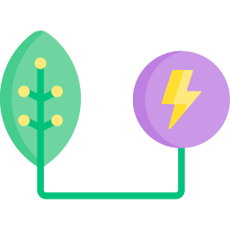 Green energy icon