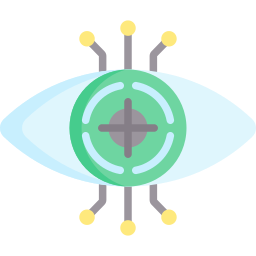ojo biónico icono
