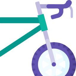 andar en bicicleta icono