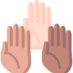 Hand up icon