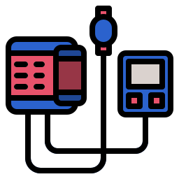 Blood pressure meter icon