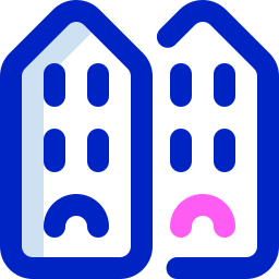 casa adosada icono