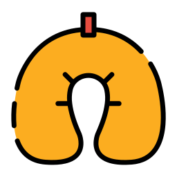 Neck pillow icon