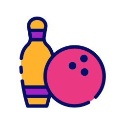 palla da bowling icona