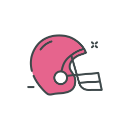 Футбольный шлем иконка