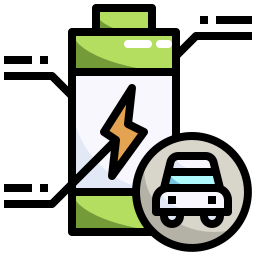 Electric car icon