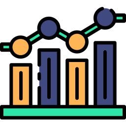 grafico a linee icona