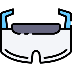 Safety glasses icon