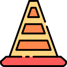 Traffic cone icon