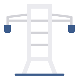 ligne électrique Icône