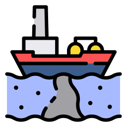 marée noire Icône