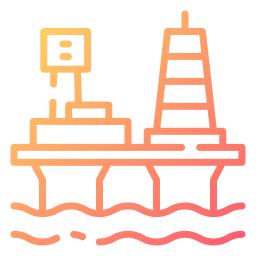 plataforma de petróleo Ícone