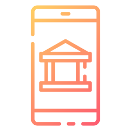 les services bancaires mobiles Icône
