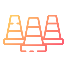 Traffic cone icon