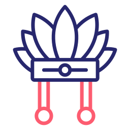 inheemse indiaan icoon