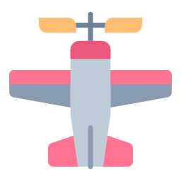 klein vliegtuig icoon