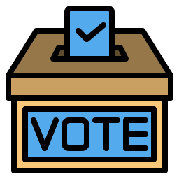 caja de votación icono