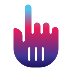 Hand cursor icon