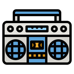 radio vintage icono