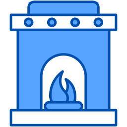 chimenea icono