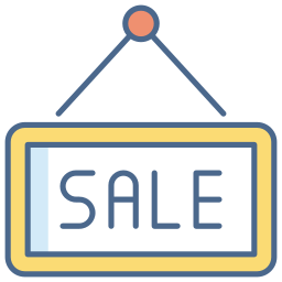 Sale sign icon