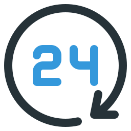24 시간 icon