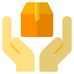 Handle with care icon