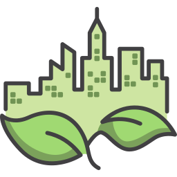 zielone miasto ikona