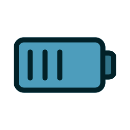 media batería icono