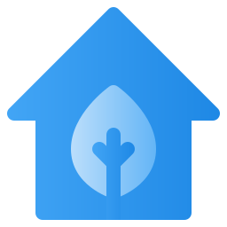 Eco house icon