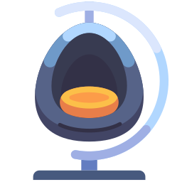 Swing chair icon