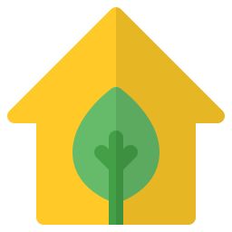 Eco house icon