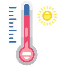 chaud Icône